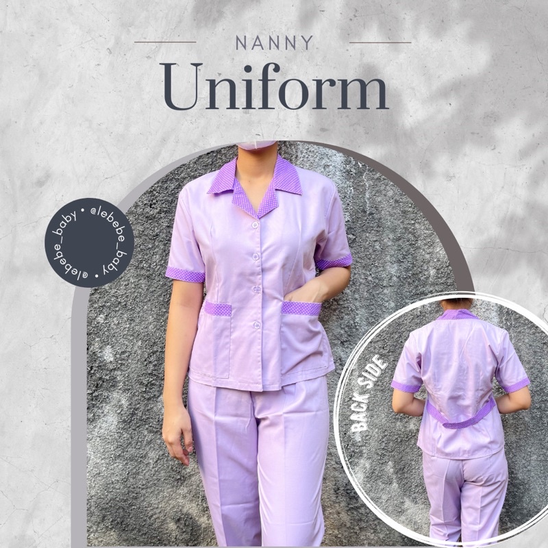 Baju Suster / Baju Baby Sitter / Seragam Suster / Nanny Uniform / Seragam Nanny / Seragam Baby Sitte