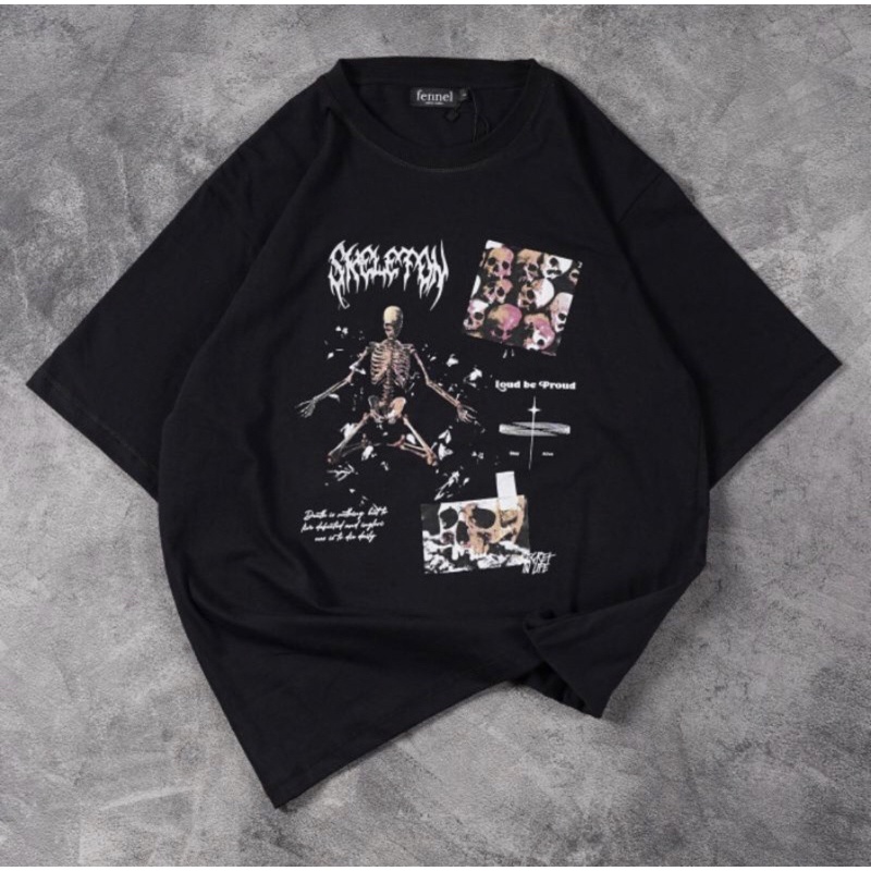 Kaos Oversize Distro Motif