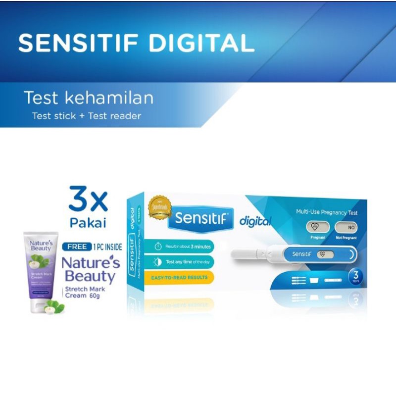 Sensitif Digital Multi-Use Pregency Test|Alat Test Kehamilan|Testpack