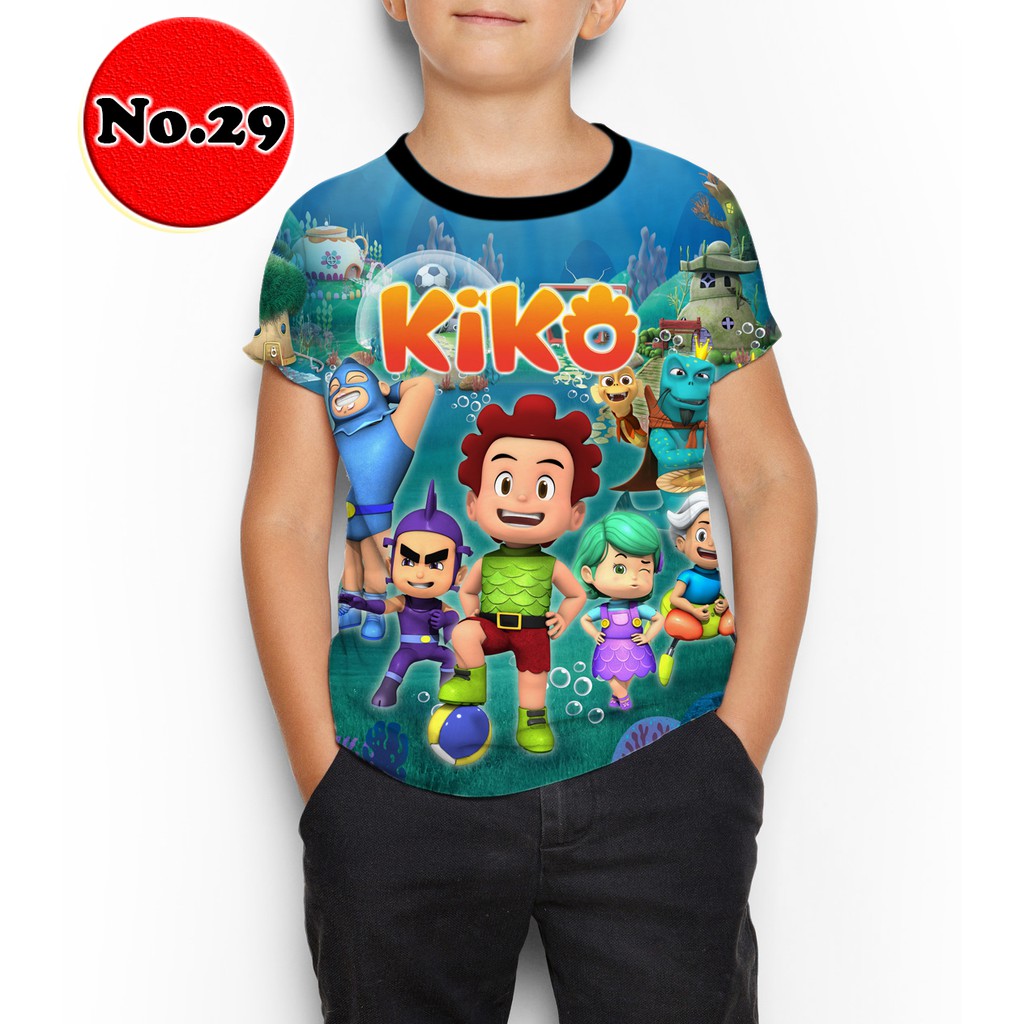 KAOS KIKO 29 SERIAL TV KARTUN ANAK BAJU ANAK
