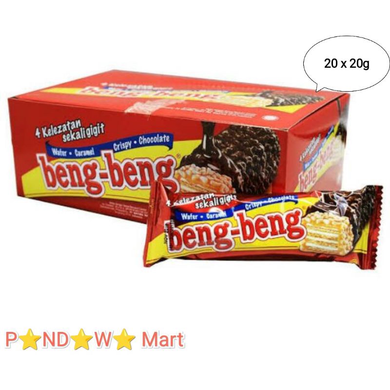 

Beng-Beng Wafer Caramel , Regular 1box (20pcs@20g)