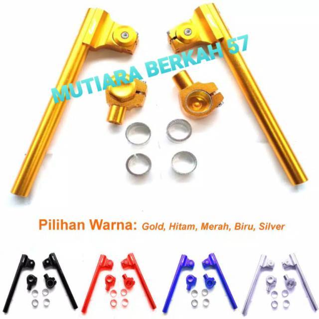 Variasi Stang Jepit Full CNC Motor Ninja,RX King,Satria Fu,Vixion Universal Termurah