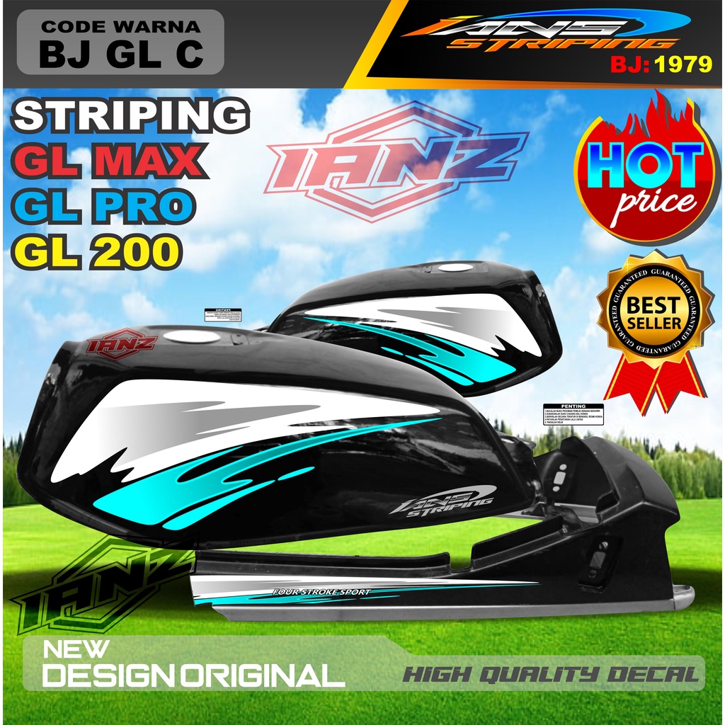 STIKER BODY LIST GL NEW DESAIN / STIKER GL VARIASI TERBARU / STRIPING GL TERMURAH / COSTUM STRIPING GL TERMURAH