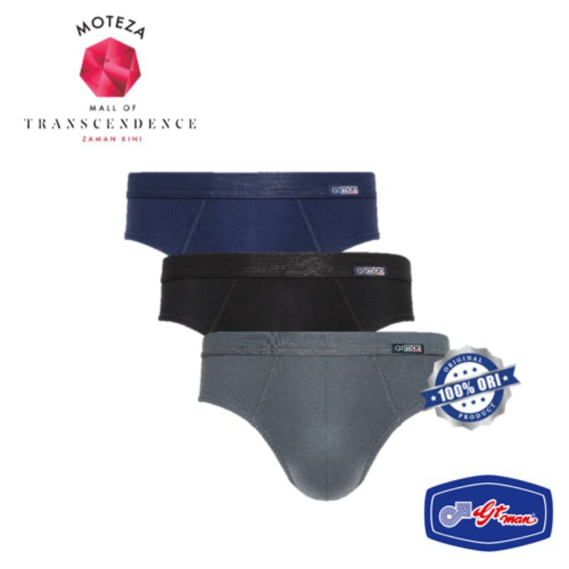 Celana Dalam GTMan Underwear Pria - GT Man 708 Mini Spandex - Isi 3 pcs