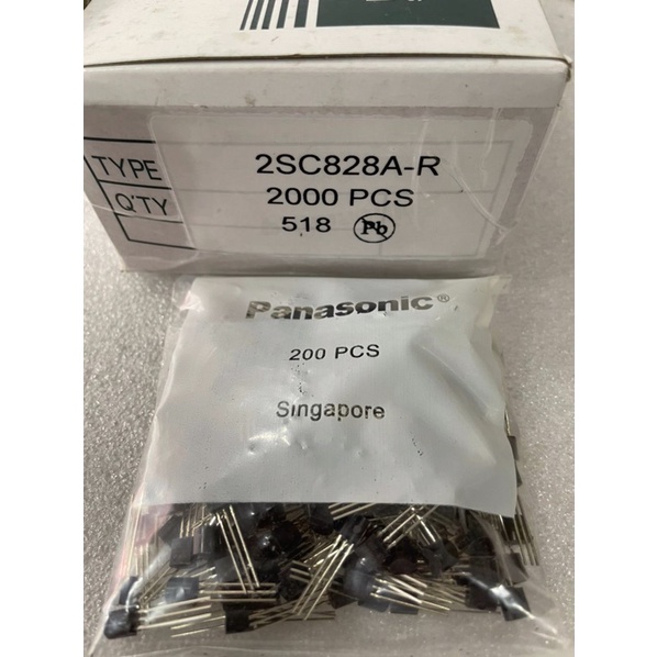 200pcs Transistor 2SC828A-R Panasonic ORI Singapore C828