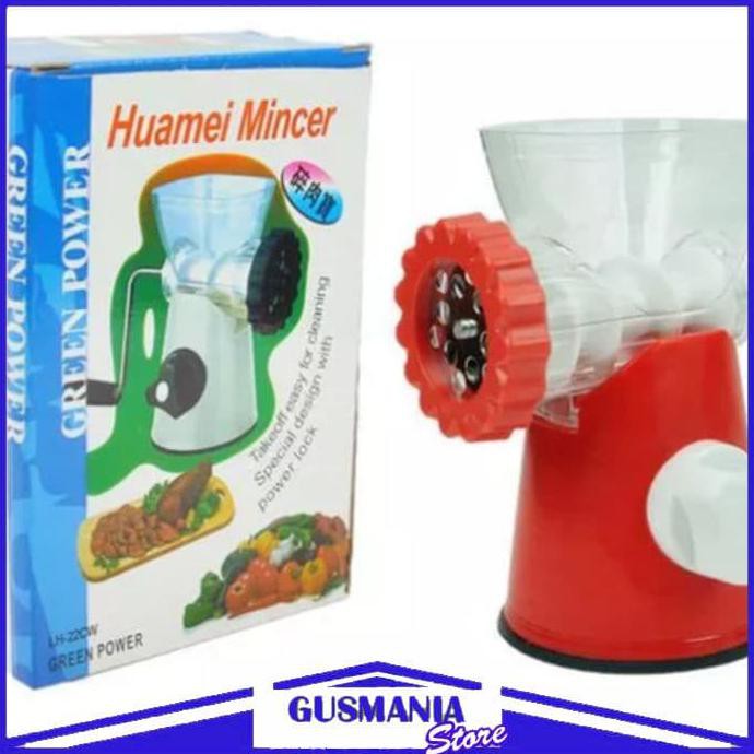Sale Mesin Penggiling Daging Plastik Alat Gilingan Penggilas Sayuran Manual Terbaru