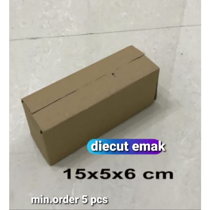 

Kardus / box / uk. 15x5x6 cm / karton packing polos baru ST