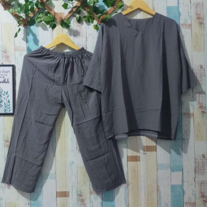 {MURMER} LD 120 Set andin polos jumbo/ set mamah rosa ikatan cinta/ Setelan andin bahan rayon /setel