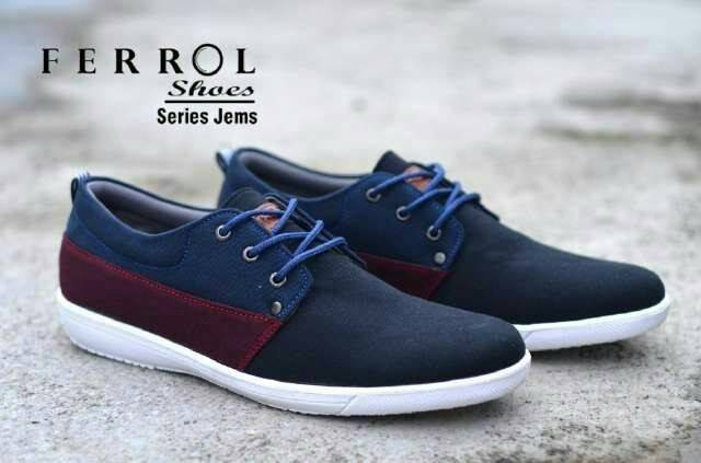 BERGARANSI TERMURAH ! Sepatu Kasual Pria Ferrol Jems Original