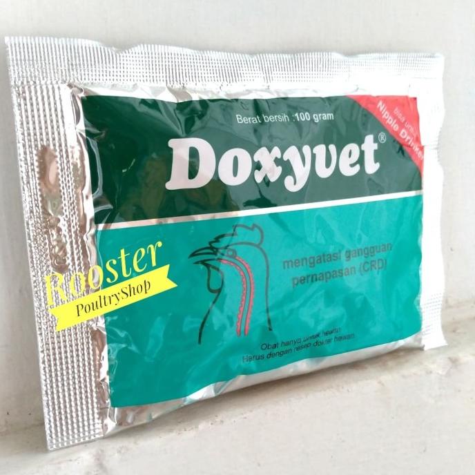 [[BISA COD]] Doxyvet 100 Gram Obat Ayam Pilek Obat Flu Ayam Obat Ayam Sakit ORIGINAL