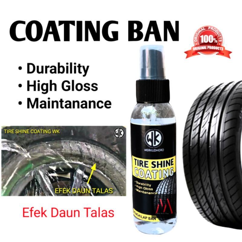 Penghitam Ban Tire Shine Coating / Semir Ban / Pengkilap Ban