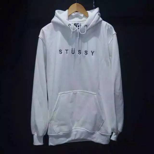 Sweater stussy Hoodie murah white