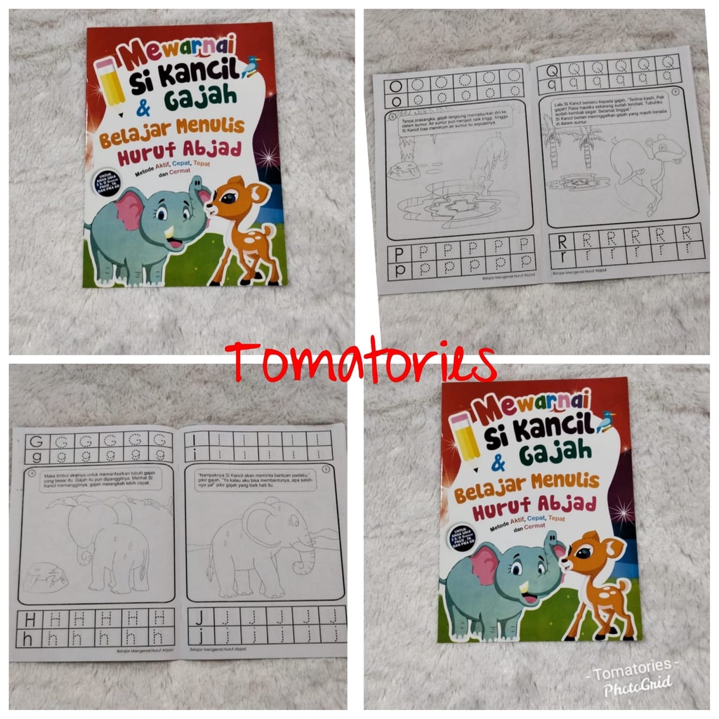 

BUKU MEWARNAI SI KANCIL DAN GAJAH