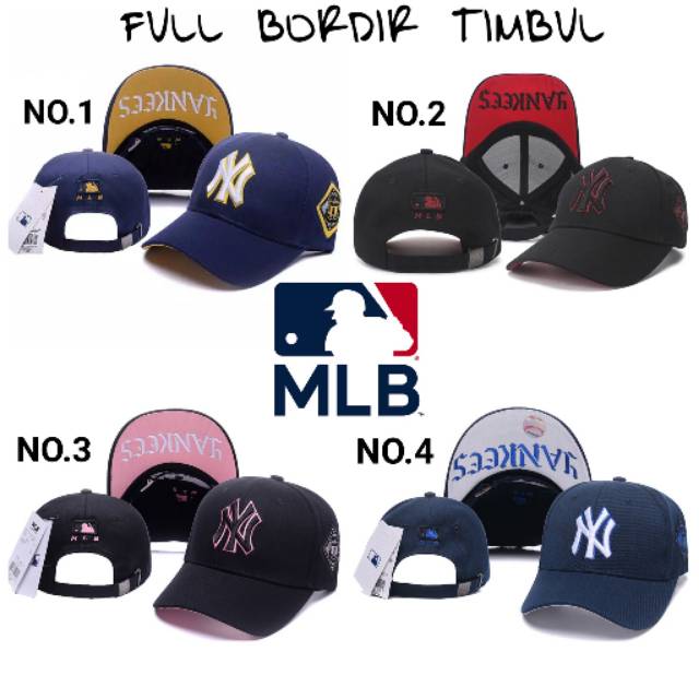 Topi Ny Yankees Warna Kombinasi / Topi Ny MLB BY KOREA
