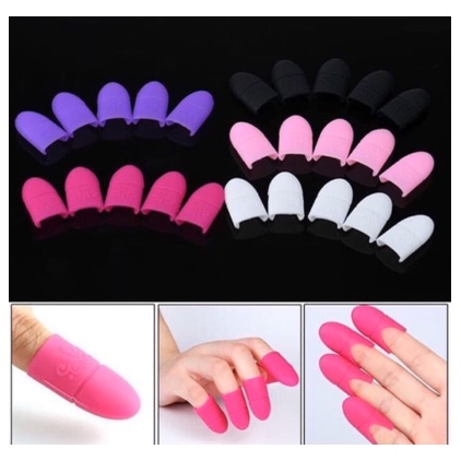 Soak off clip kutek gel rubber silicone / alat jepit karet soak off gel polish