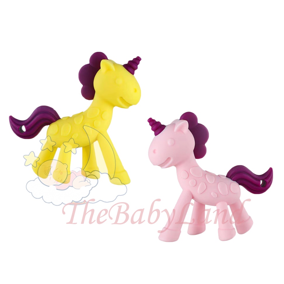 [1KG 21PCS] Babyland Teether Unicorn Gigitan Unicorn Anak Bayi