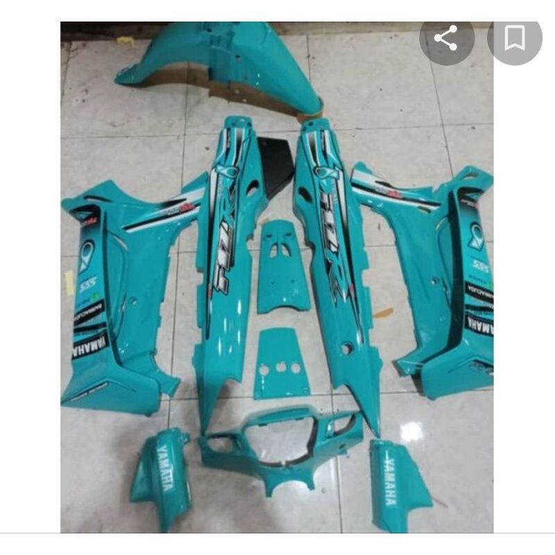 cover body halus yamaha fiz r fullset body yamaha fiz r petronas toska set stiker petronas