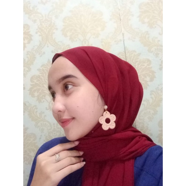 {COD}Anting hijab juntai hook