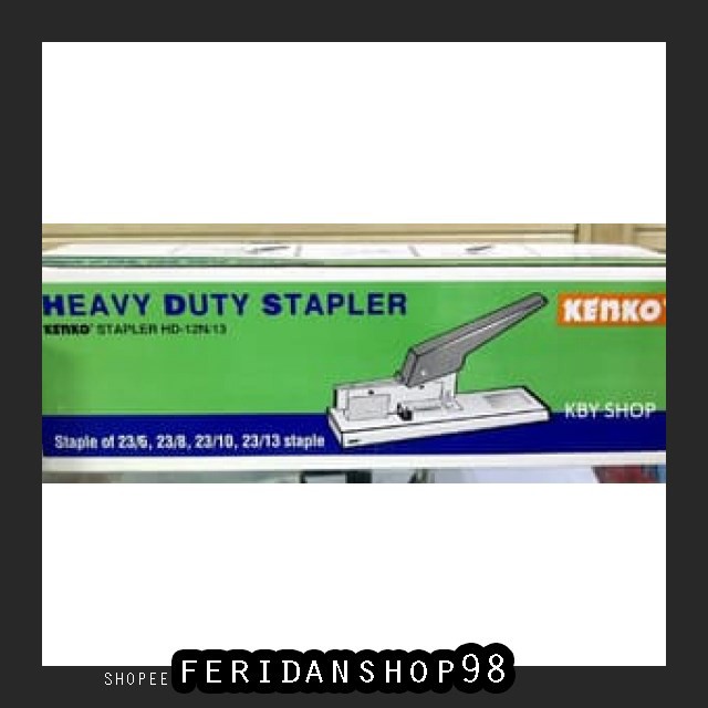 

FS285 STAPLES STAPLER HEAVY DUTY ATK KENKO JOYKO HD-12N 13 BY FERIDANSHOP98
