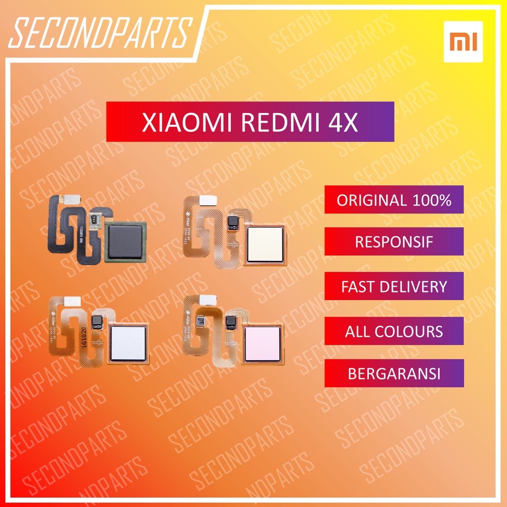 FINGERPRINT FINGER SENSOR SIDIK JARI XIAOMI REDMI 4X / 4X PRIME ORIGINAL