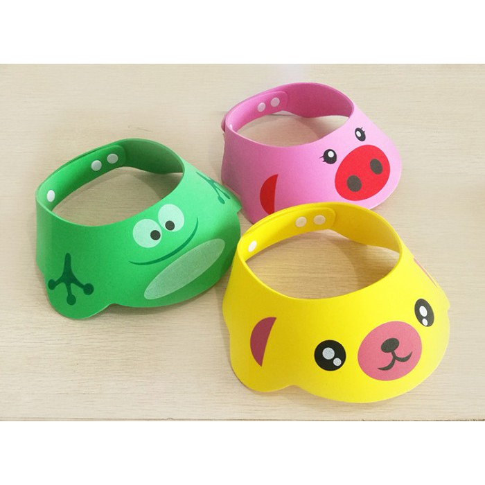 Topi Mandi Keramas Bayi Tutup Telinga - Topi Pelindung Keramas Bayi