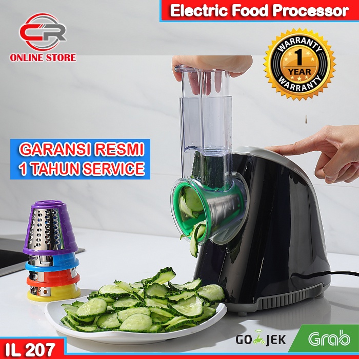 IDEALIFE - Electric Food Processor - Pemotong Elektrik (IL-207)