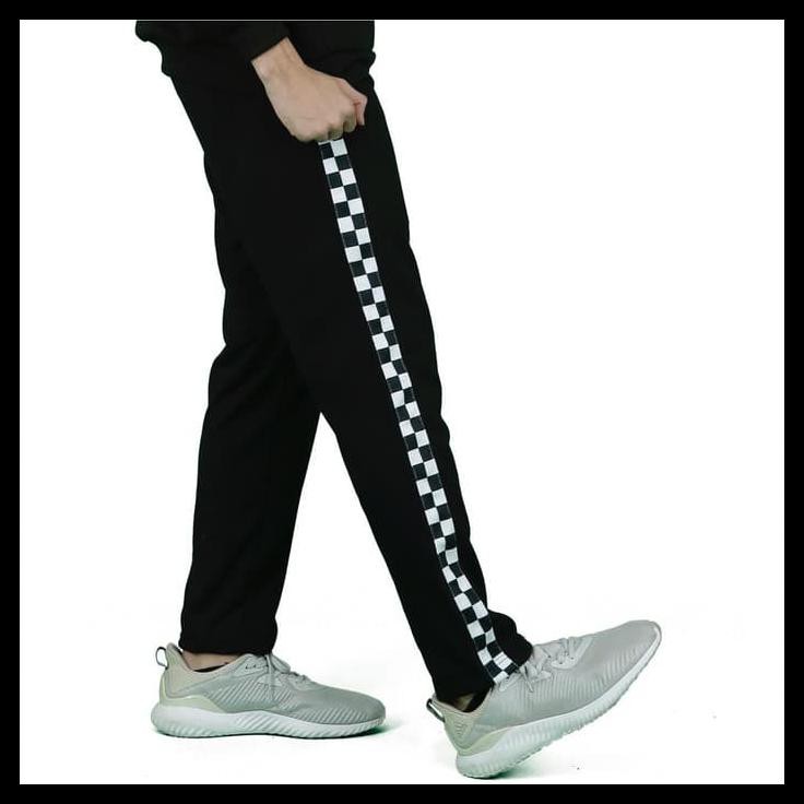 checkerboard sweatpants