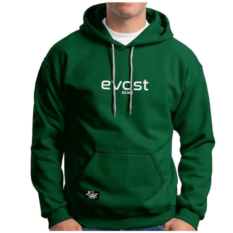 TERMURAH  COD Jaket Sweater Hoodie Pria Distro Evost Original Big Size Jumbo M - XXL - Jaket Hoodie 