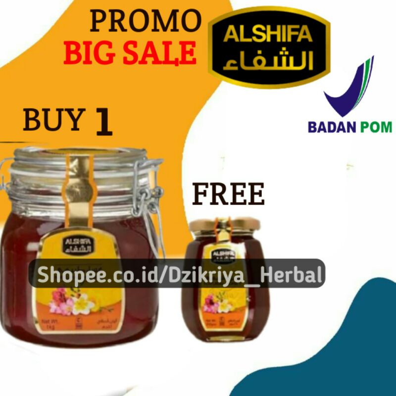 

MADU ARAB AL SHIFA MADU ARAB ALSHIFA MADU ARAB AL-SHIFA 1KG & FREE 250 GR
