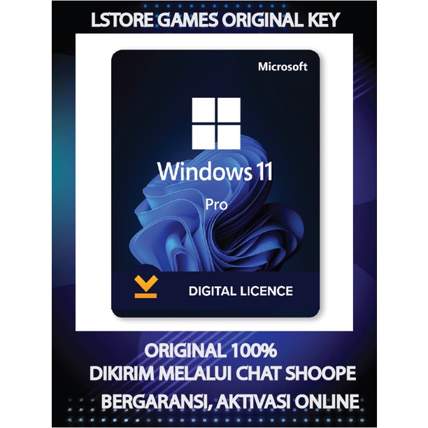 windows 11 pro original lisensi key