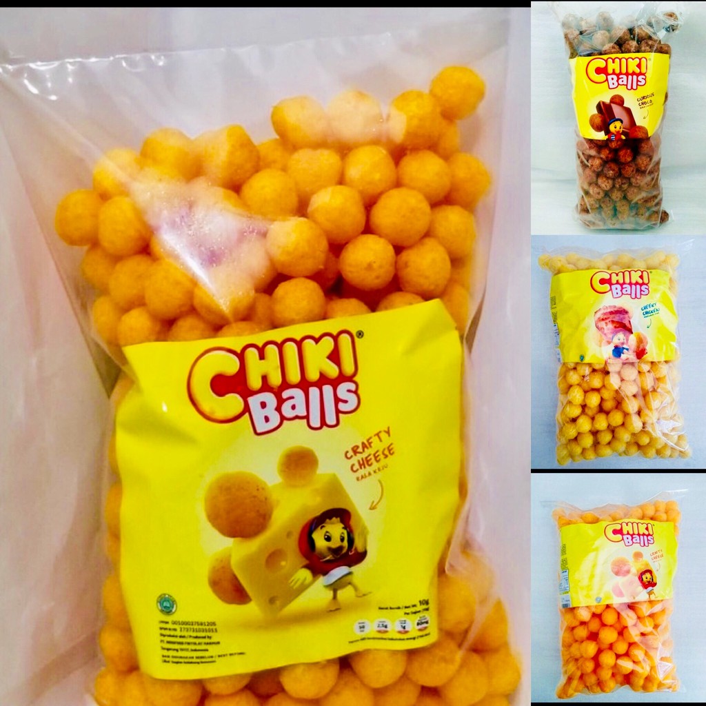 

Chiki Balls Jumbo Keju Coklat Snack Kiloan 200gr