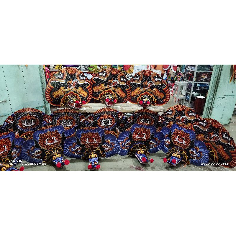 barongan cat brush murah sd smp  produk baru barongan anak barongan asli ganongan devil reog