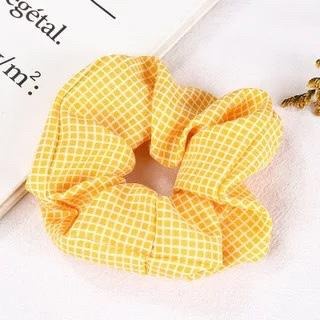 NomiYumi - Ikat Rambut Karet Scruncies Scrunchy Srunchie Pita Aksesoris Hijab Wanita Korea Simple-07