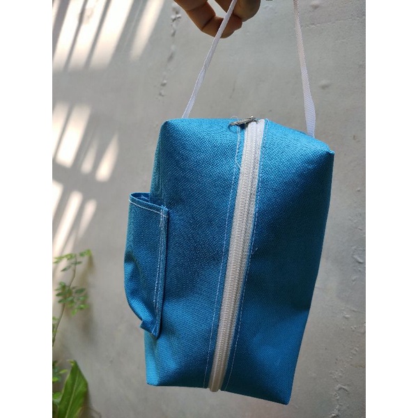 tempat tisu 3 in 1 warna turqish pouch tempat tisu 3 in 1
