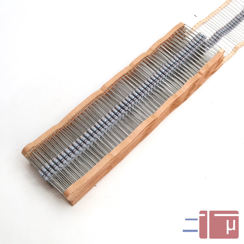 x10 Resistor 0.1R 0.1 Ohm 1W Metal Oxide 5% Taiwan Kaki Tembaga