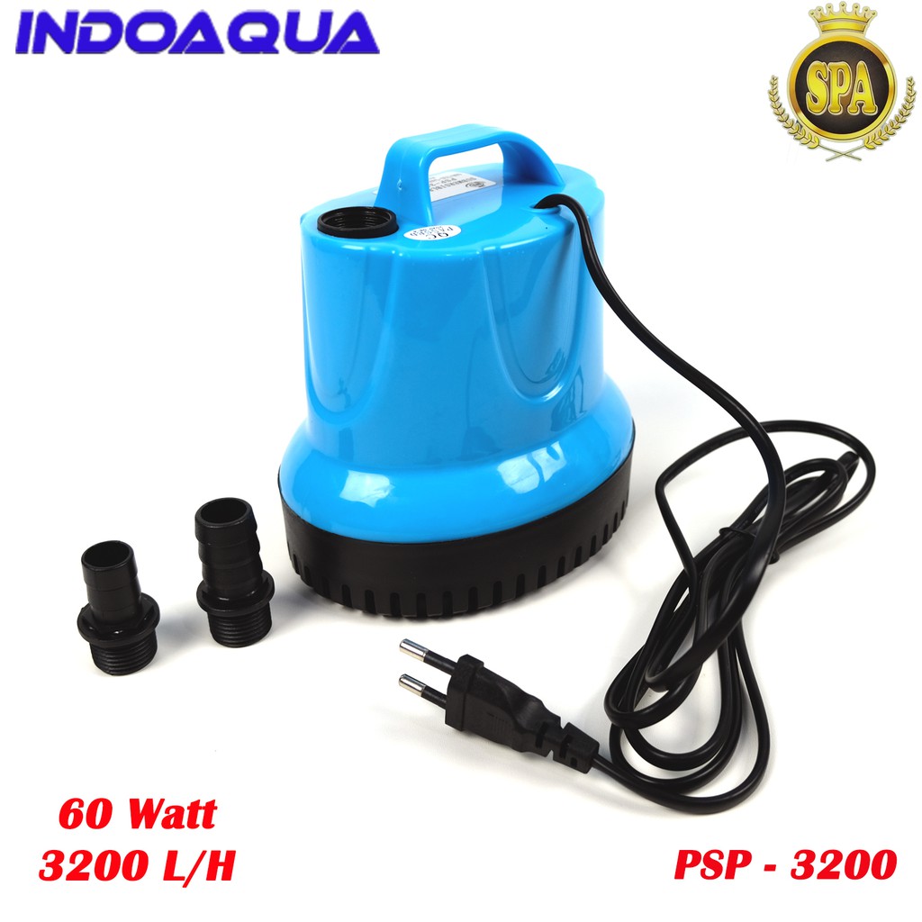 INDOAQUA - Pompa Celup Kolam Ikan PSP 3200 Pompa Air Mancur Kolam