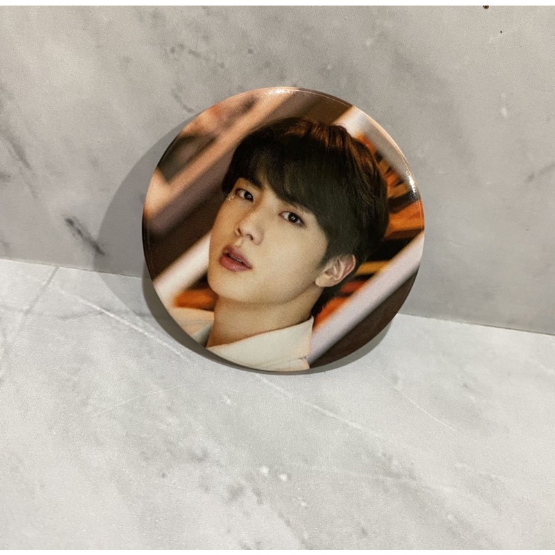 OFFICIAL BTS jin seokjin dicon behind japan badge