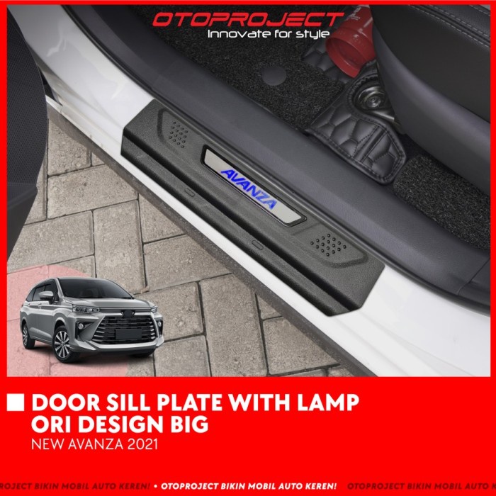 Sillplate Samping Avanza 2022 Door Sill Plate Mobil Ori Big Desaign