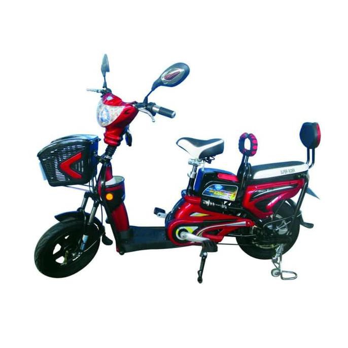 E-Bike Super Rider Earth Gold Sepeda Listrik