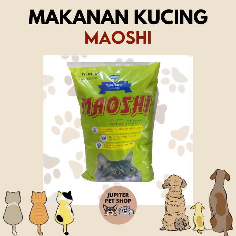 MAOSHI MAKANAN KUCING 1KG