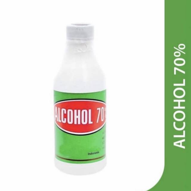 Alkohol 70% 100 ml ( dapat digunakan sebagai desinfektan kuman )