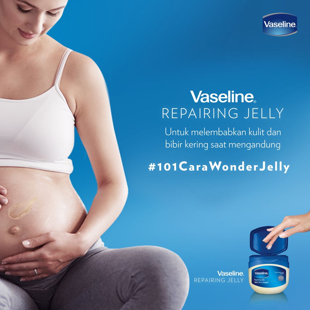 Vaseline Petroleum Jelly Original 100 Ml - Repairing Jelly, Kulit Rusak, Jelly Cream