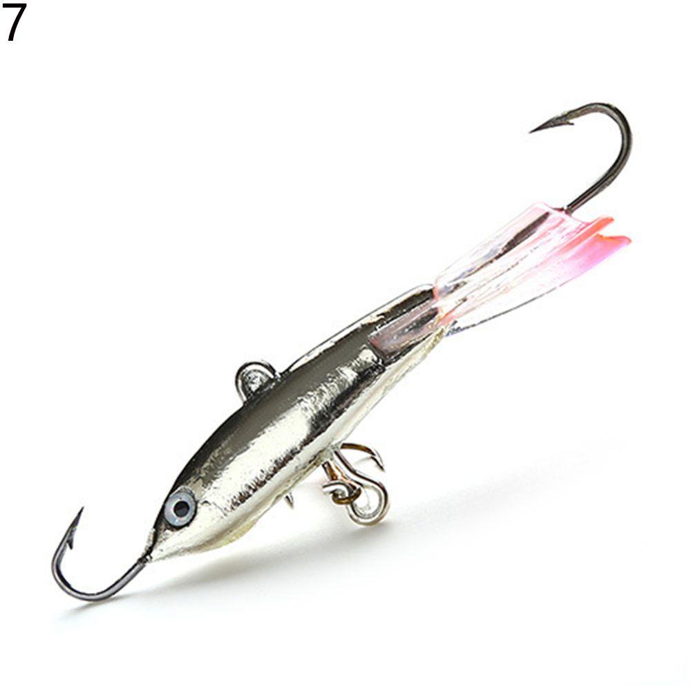 Top Lure Menangkap Tengger Dan Pike Es Memancing Aksesoris Perlengkapan Ikan Treble Hook