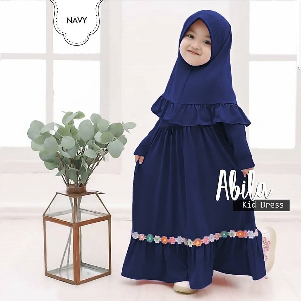 MRA - Gamis Anak Usia 5-8 Tahun Jersy kids Model Gamis Anak Terbaru 2021 Kekinian