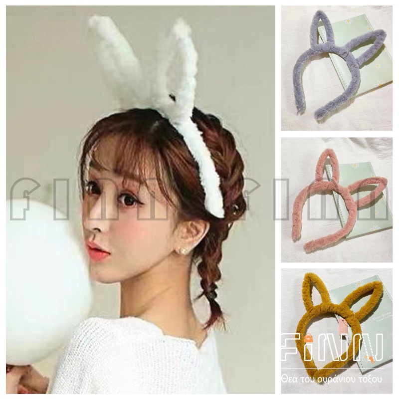 Bando Kelinci Wanita Fashion Rambut Korean Import - Headband Bunny Import