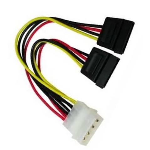 Kabel Power molex to Sata Cabang 2