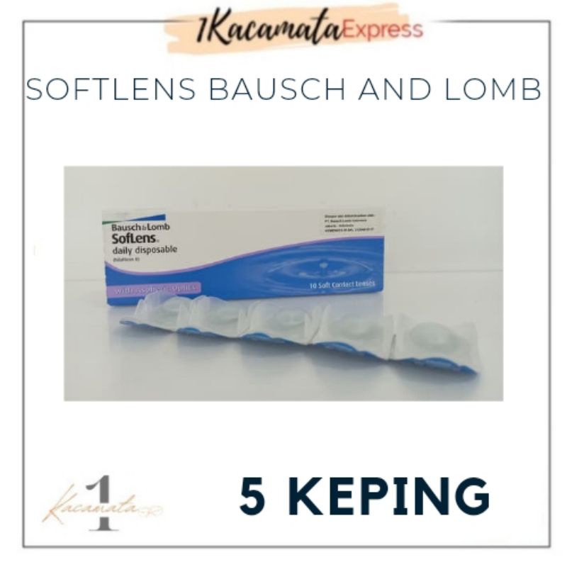 SOFTLENS BENING HARIAN BAUSCH AND LOMB 5 KEPING