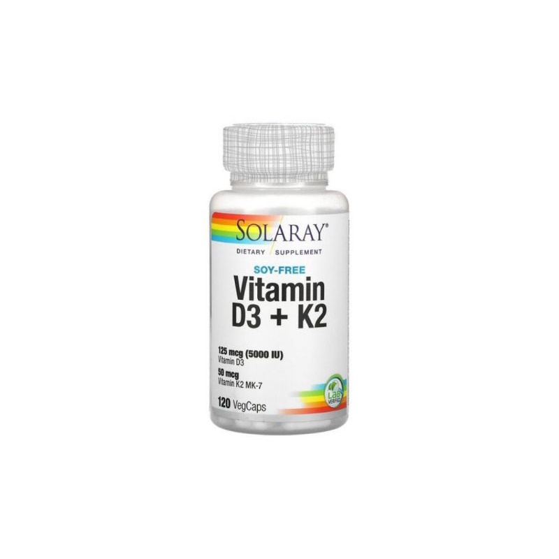 VITAMIN D3+K2(SOLARAY) 100% ORI