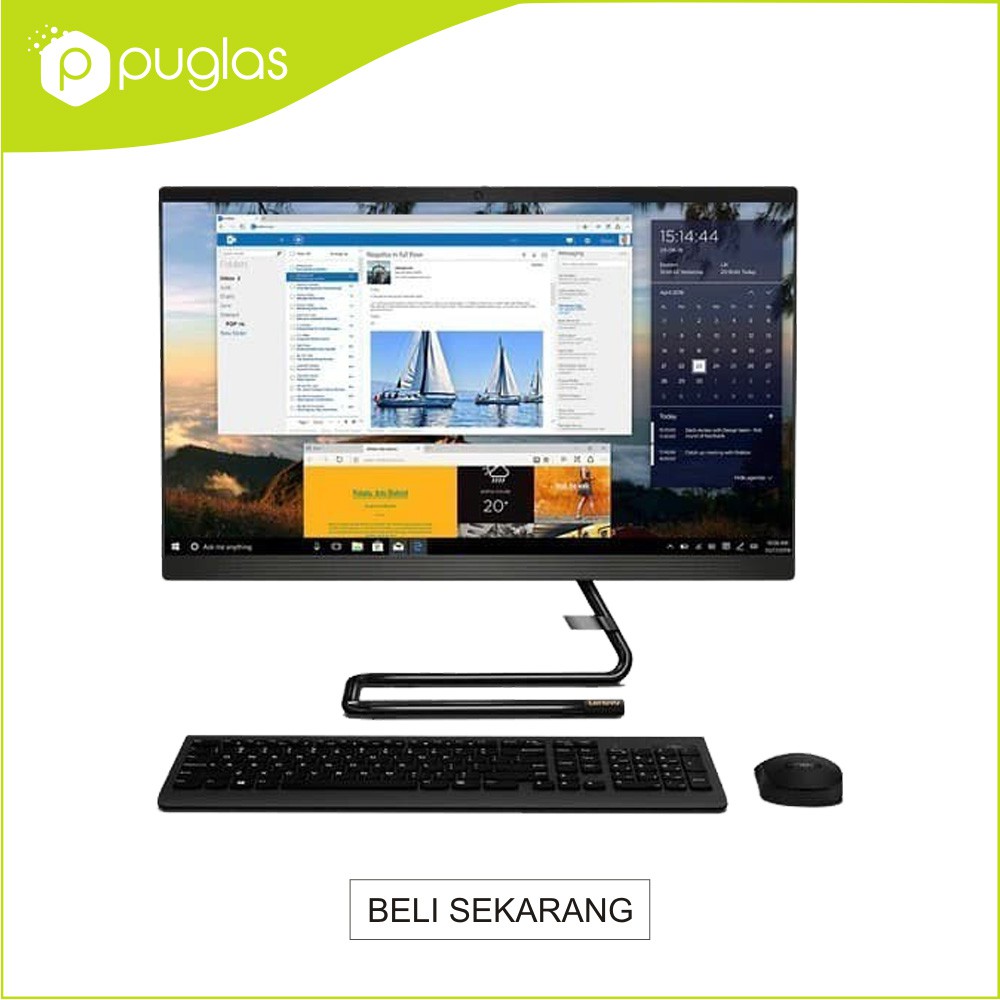 PC AIO Lenovo AIO 3 24IMB05 Intel i5-10400T FHD 8GB SSD 512GB W10