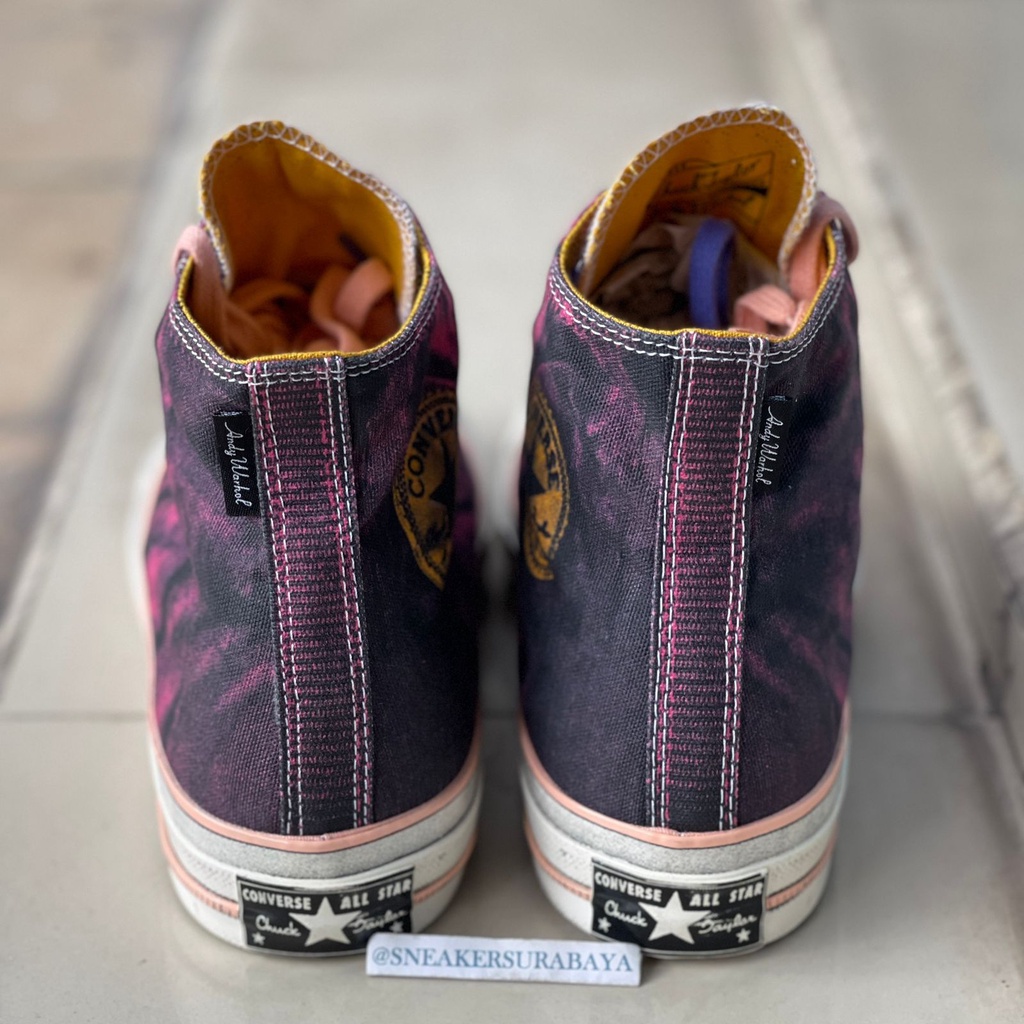 Converse Chuck Taylor 1970s Hi x Andy Warhol &quot;Abstract Fuschia&quot; CT 70s CT 70s